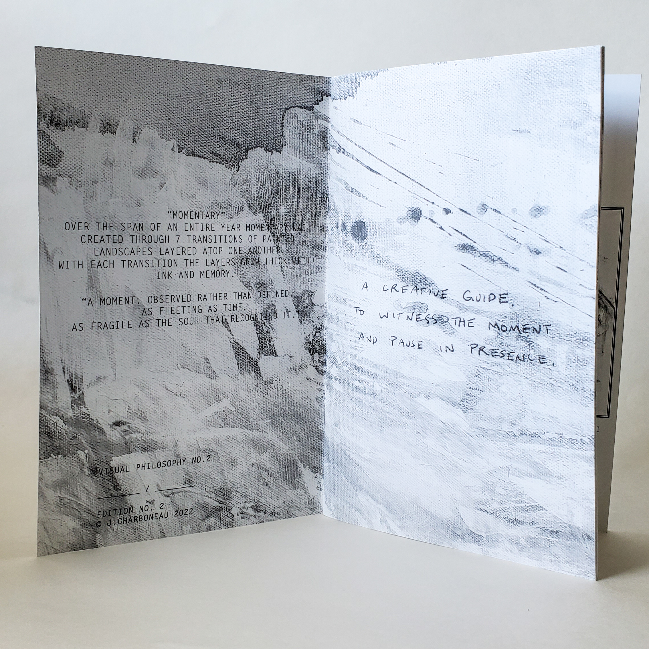 "MOMENTARY" Visual Philosophy Zine | NO.2