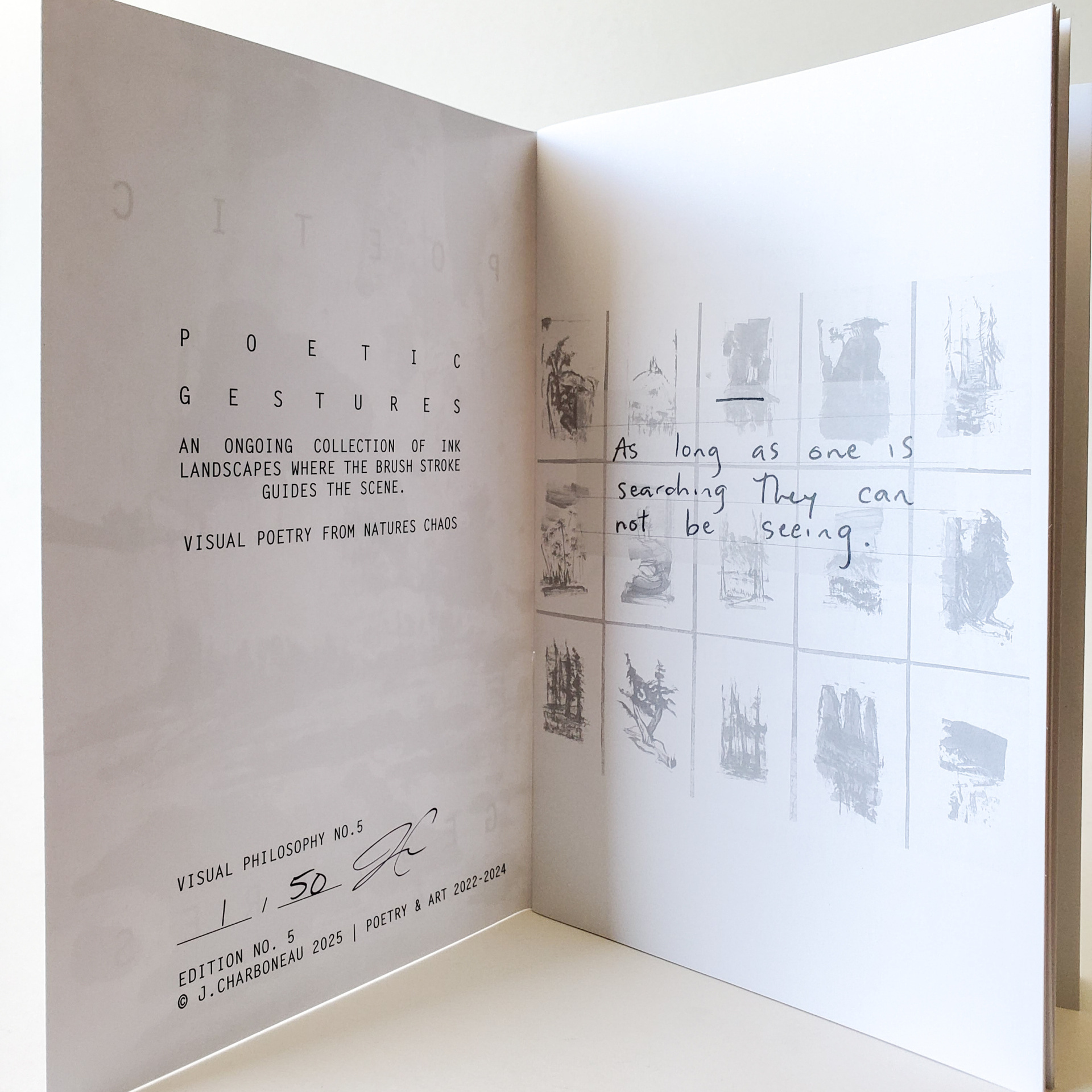 "POETIC GESTURES" Visual Philosophy Zine | NO.5