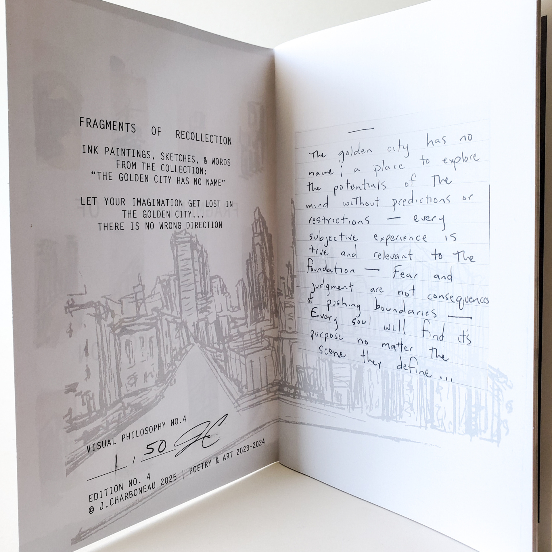 "FRAGMENTS OF RECOLLECTION" Visual Philosophy Zine | NO.4